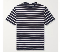 Gestreiftes T-Shirt aus Baumwoll-Jersey