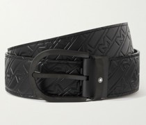 4.5cm Logo-Embossed Leather Belt