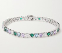 Sterling Silver Cubic Zirconia Bracelet