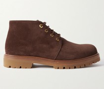 Tank Sole Chukka-Stiefel aus Veloursleder