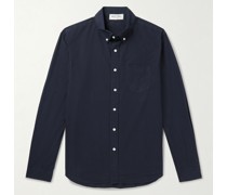 Mill Hemd aus Baumwollpopeline mit Button-Down-Kragen