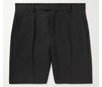 Sven gerade geschnittene Shorts aus Webstoff