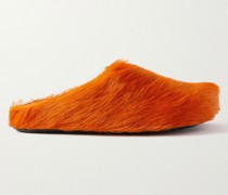 Fussbett Slippers aus Kalbshaar