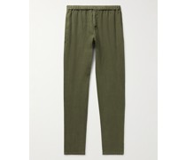 Gerade geschnittene Hose aus Leinen