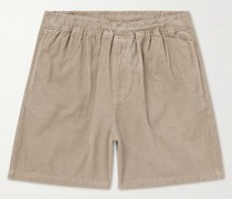 Talladega gerade geschnittene Shorts aus Baumwollcord