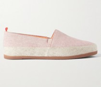 Espadrilles aus Leinen