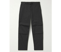 Gerade geschnittene Hose aus Ripstop mit Gürtel