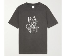 Serif T-Shirt aus Baumwoll-Jersey mit Logoprint