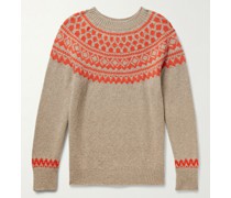 Strangers in Space Pullover aus Wolle mit Fair-Isle-Muster