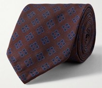 Krawatte aus Seiden-Jacquard, 7,5 cm