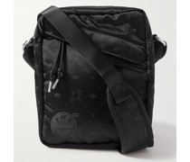 POTR Umhängetasche aus Nylon-Jacquard mit Logoapplikation