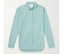 Hemd aus Biobaumwoll-Oxford mit Button-Down-Kragen