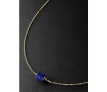 Gold, Lapis and Sapphire Necklace