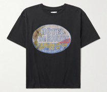 Dimora T-Shirt aus Baumwoll-Jersey mit Logoprint