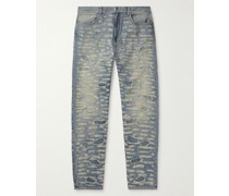Boro Slim-Fit Distressed Studded Jeans