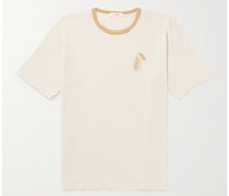 Embroidered Cotton-Jersey T-Shirt