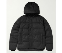 Macmillian Quilted DynaLuxe Recycled Wool Hooded Down Parka