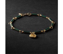 18-Karat Gold Malachite Bracelet
