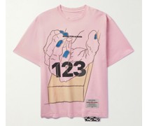 Passion T-Shirt aus Baumwoll-Jersey mit Logoprint und Applikation
