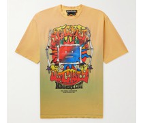 Enrik T-Shirt aus Stretch-Baumwoll-Jersey mit Print
