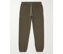 Joggy Tapered Brushed Cotton-Blend Jersey Sweatpants