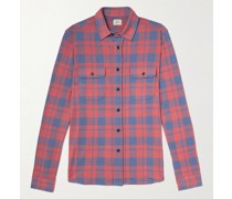 Legend Checked Stretch-Flannel Shirt