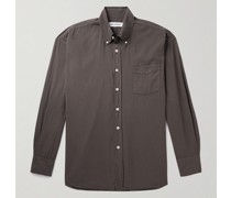 Borrowed Oversized-Hemd aus Baumwoll-Voile mit Button-Down-Kragen