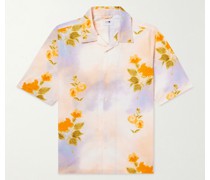 Ole 5210 Hemd aus einer Baumwoll-Tencel™-Lyocell-Mischung mit Print und Reverskragen