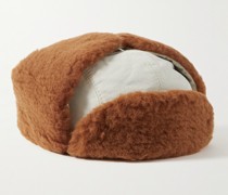 Khoni Trapper-Mütze aus recyceltem Nylon und Fleece aus einer Woll-Baumwollmischung