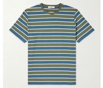 Gestreiftes T-Shirt aus Baumwoll-Jersey