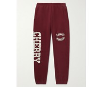 Schmal zulaufende Jogginghose aus Baumwoll-Jersey mit Logoprint