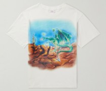 T-Shirt aus Baumwoll-Jersey mit Print