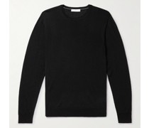 Schmal geschnittener Pullover aus Merinowolle