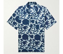 Palm Mc Pat Hemd aus bedrucktem Baumwoll-Voile mit wandelbarem Kragen