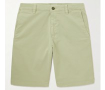 Crown 1005 gerade geschnittene Shorts aus Twill aus einer Biobaumwollmischung