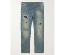 Hopkins gerade geschnittene Jeans mit Kontrastnähten in Distressed-Optik