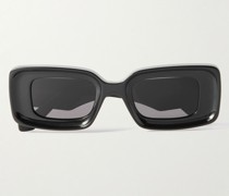 Anagram Sonnenbrille mit rechteckigem Rahmen aus Azetat