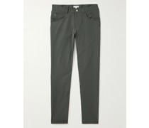 eb66 schmal und gerade geschnittene Golf-Hose aus technischem Twill