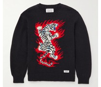 + Tim Lehi Pullover aus Wolle mit Intarsienmuster