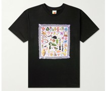 T-Shirt aus Baumwoll-Jersey mit Print