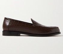 Ralone Loafers aus Leder mit Krokodileffekt