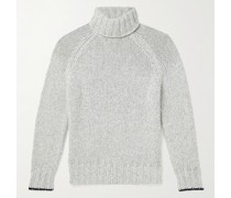 Virgin Wool, Cashmere and Silk-Blend Rollneck Sweater