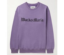 Sweatshirt aus Baumwoll-Jersey mit Logostickerei