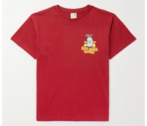 Flatbrush T-Shirt aus Biobaumwoll-Jersey mit Print