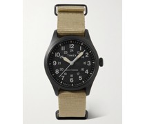 Field Post Solar 36mm Stainless Steel and Recycled Webbing Watch
