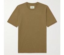 T-Shirt aus Baumwoll-Jersey in Stückfärbung