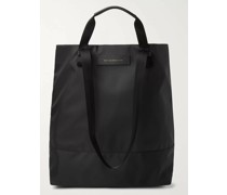 Dayton Leather-Trimmed Nylon Tote Bag