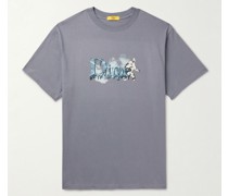 Yeti T-Shirt aus Baumwoll-Jersey mit Logoprint