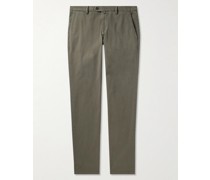 Gerade geschnittene Chino aus Stretch-Baumwolle