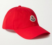 Logo-Appliquéd Cotton-Twill Baseball Cap